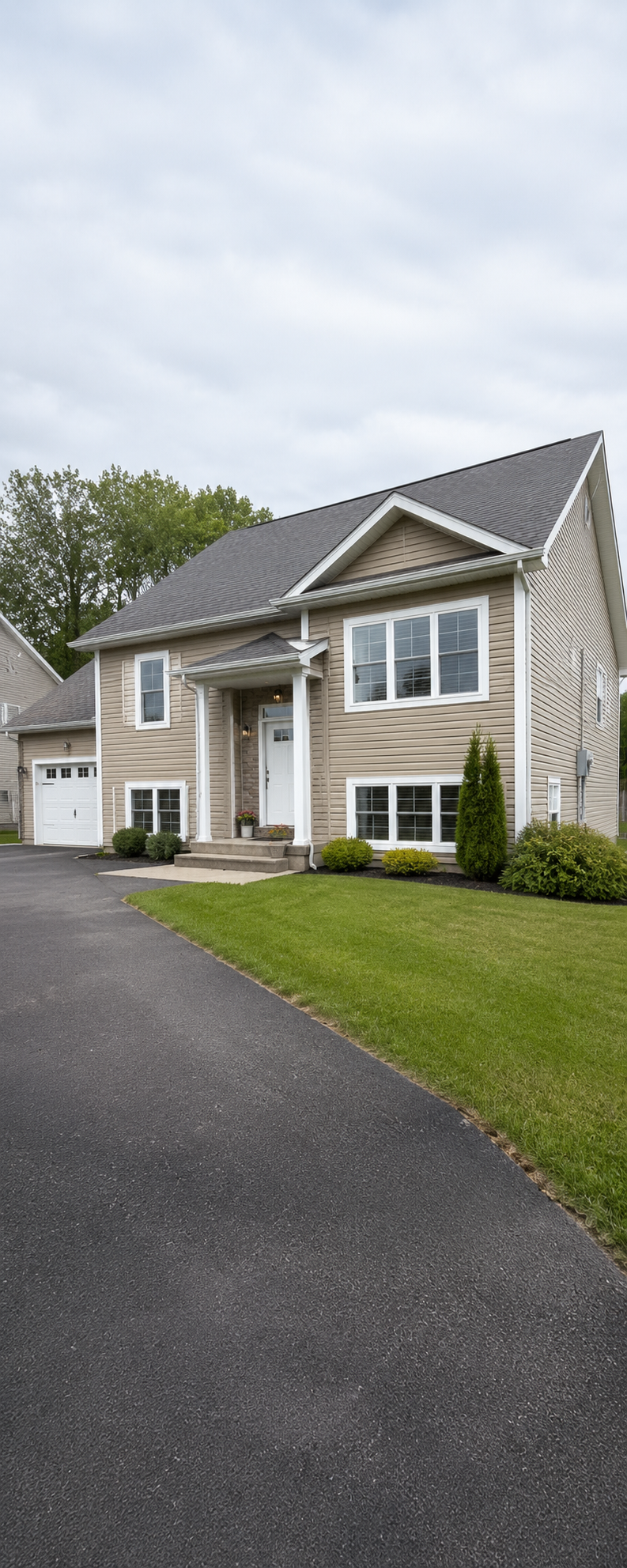 Residential home protected by Cormier Security Systems